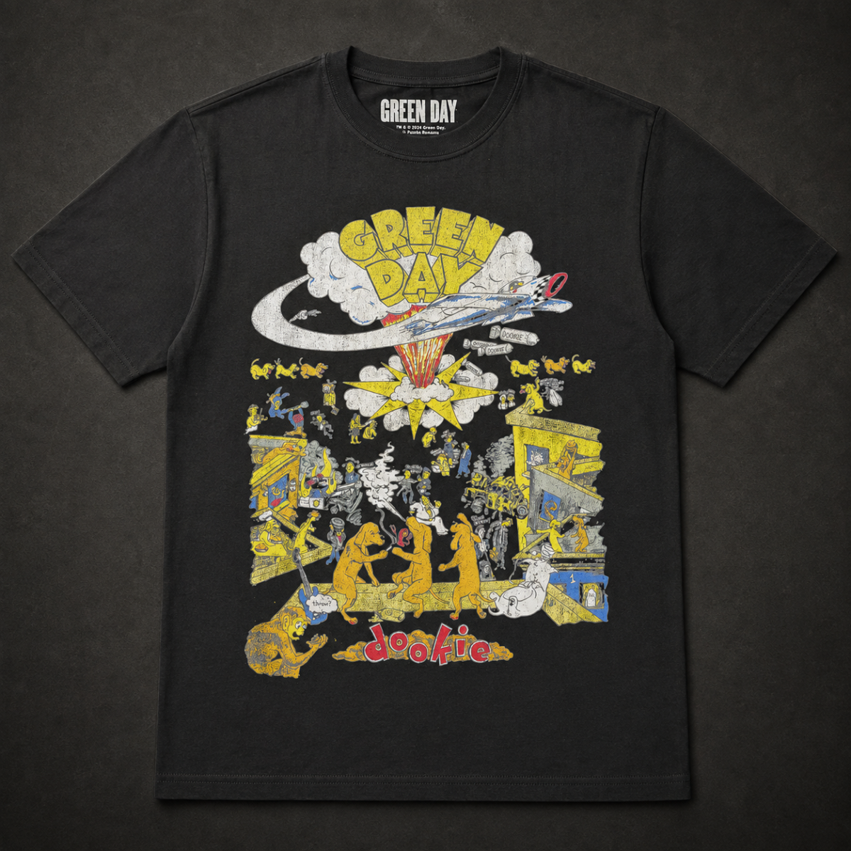 Playera Green Day, diseño Dookie