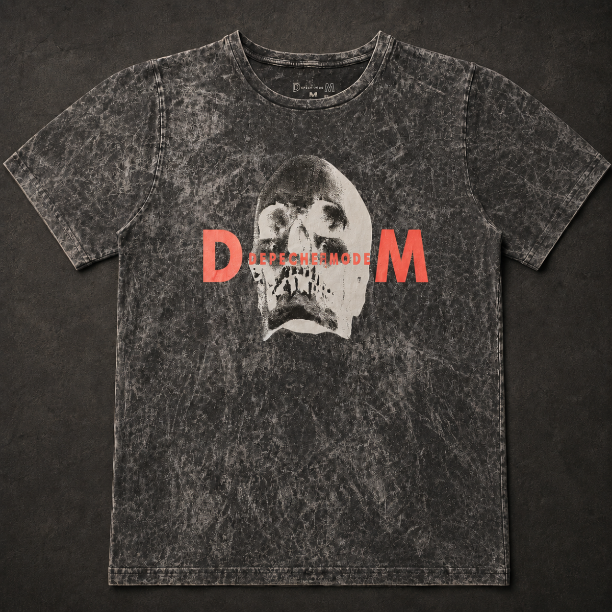 Playera Depeche Mode, diseño Mineral Wash
