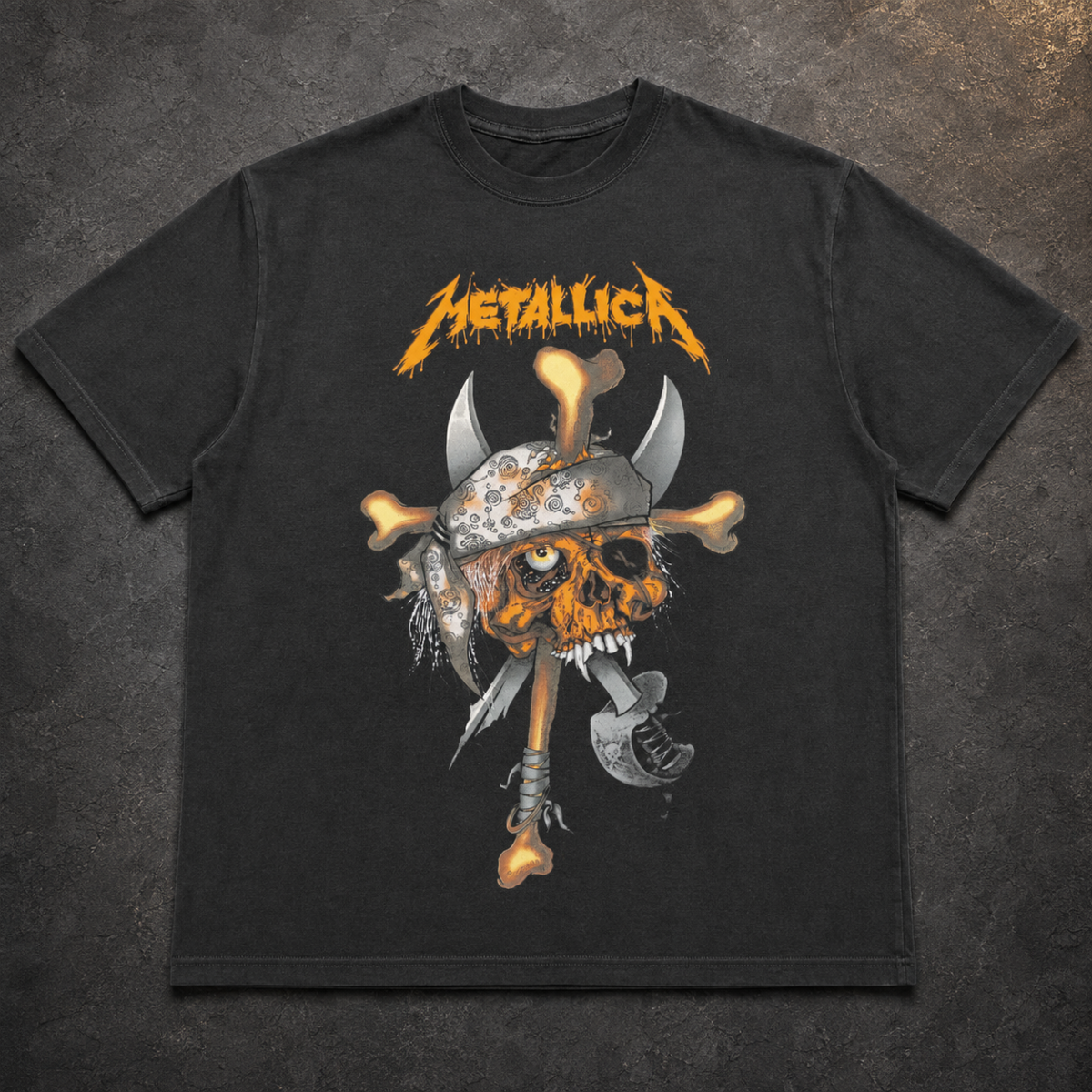 Playera Metallica, diseño Vikingo