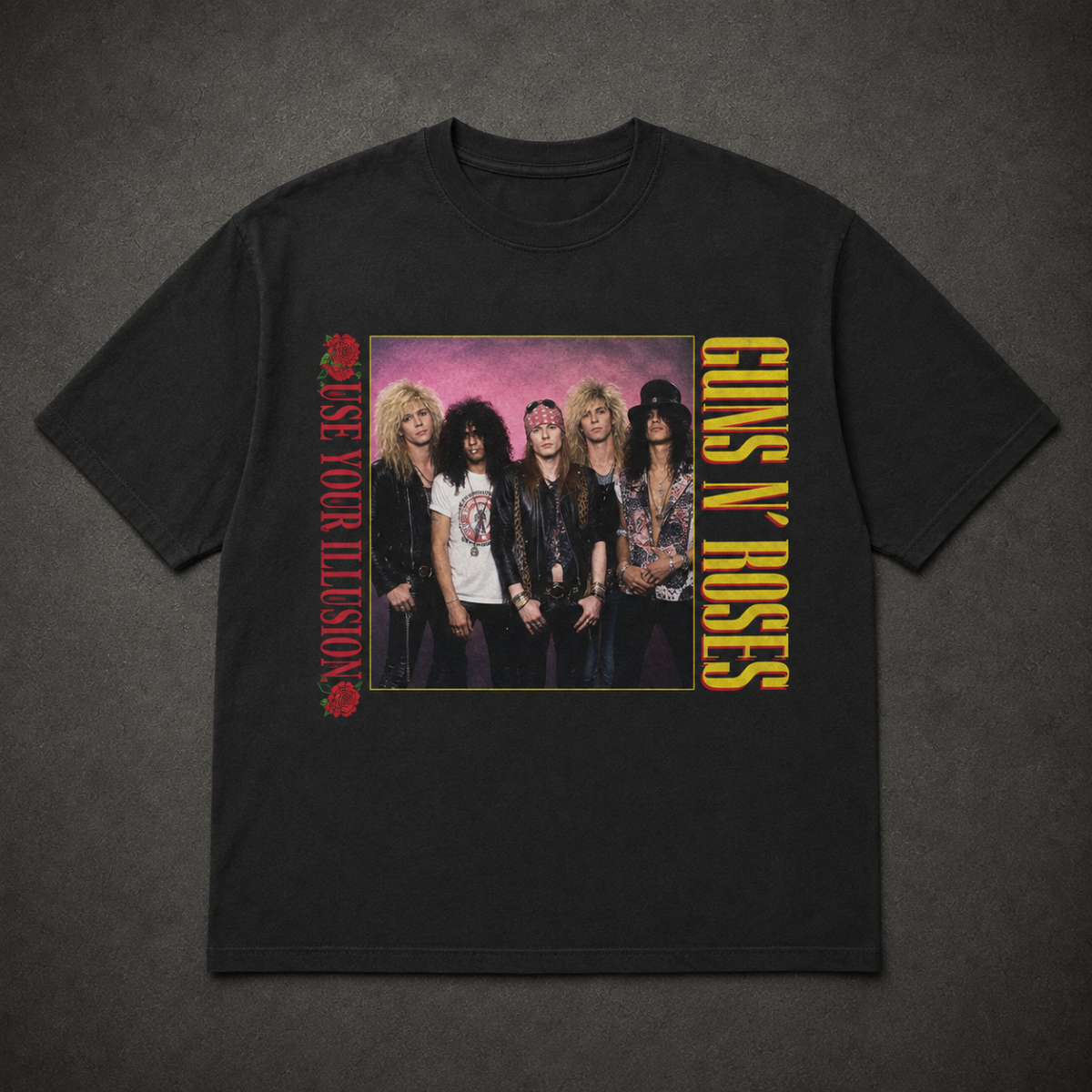 Playera Guns N’ Roses, diseño Use Your Illusion Tour 1992
