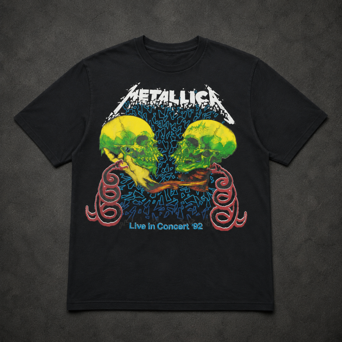 Playera Metallica, diseño Graves Live in Concert ’92