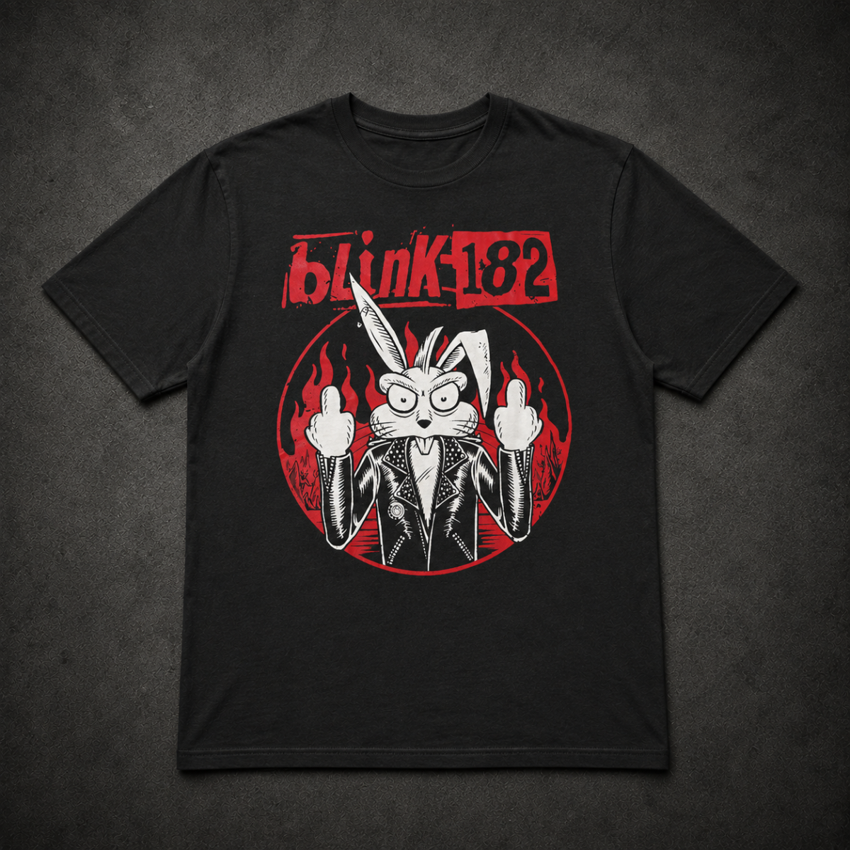 Playera Blink-182, diseño Rabbit