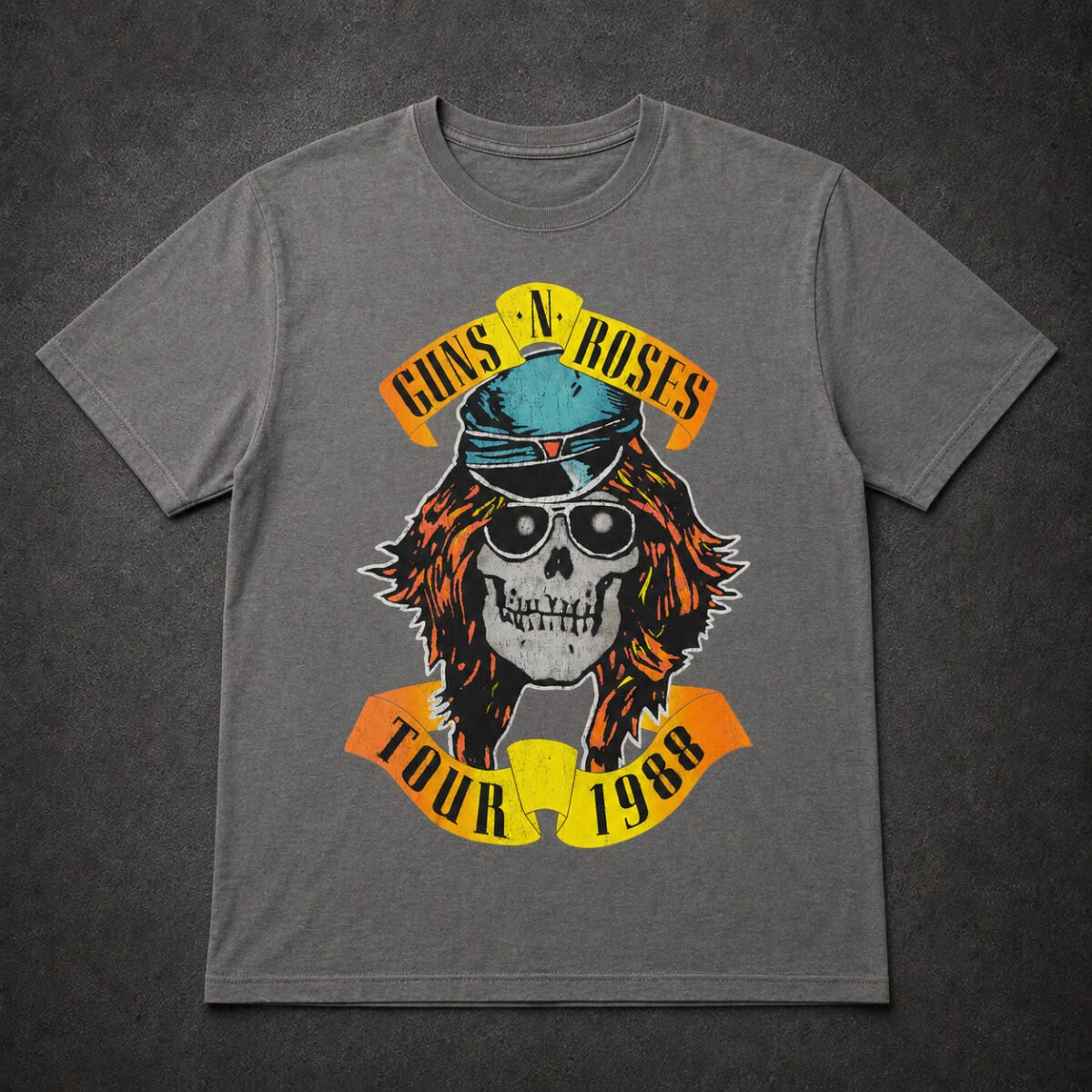 Playera Guns N’ Roses, diseño Tour 1988
