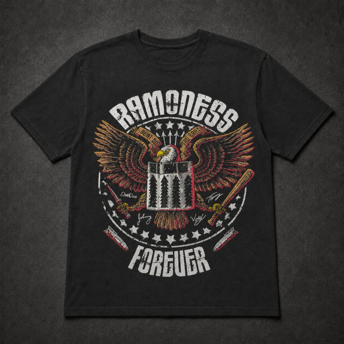 Playera Ramones, diseño Forever