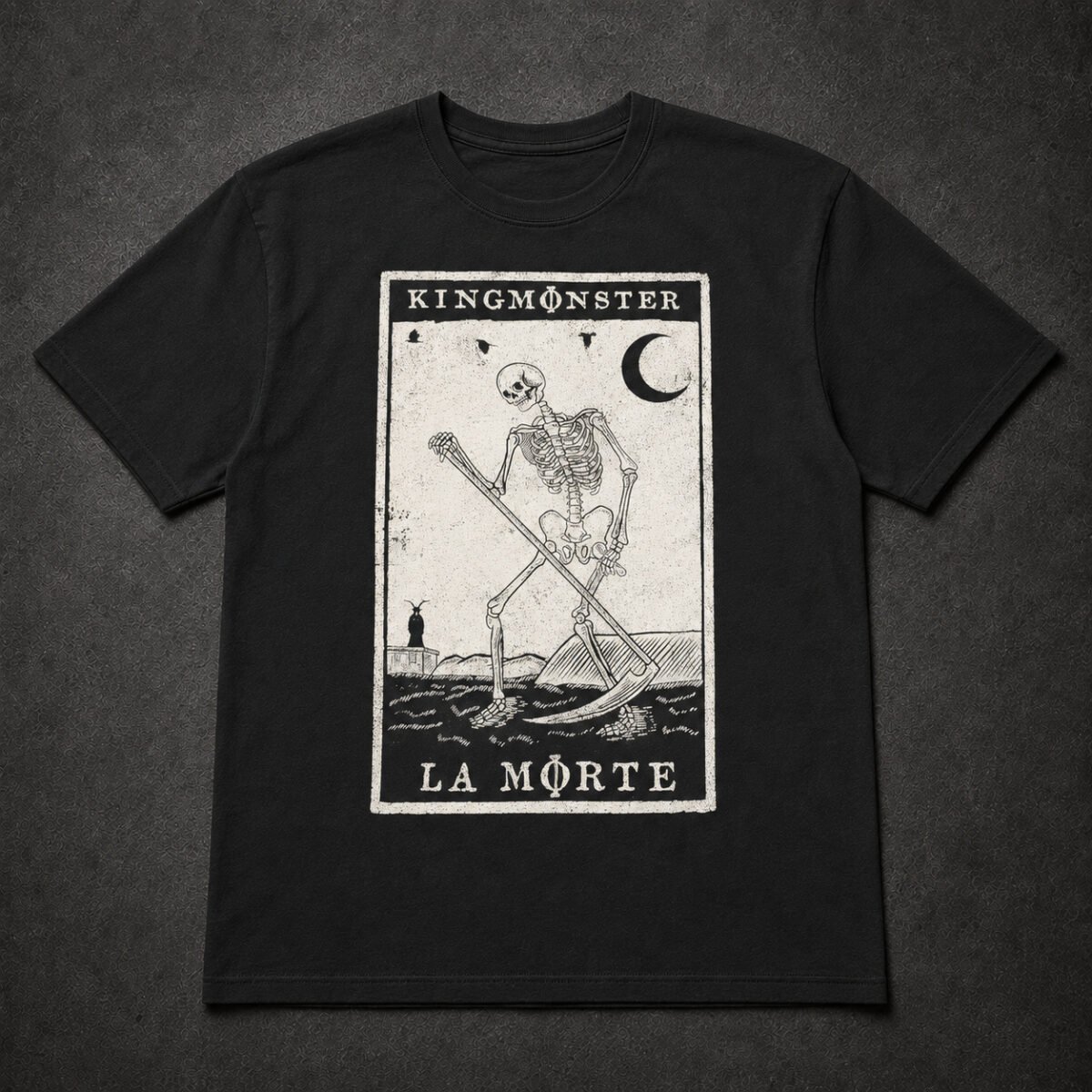 Playera Kingmonster, diseño La Morte