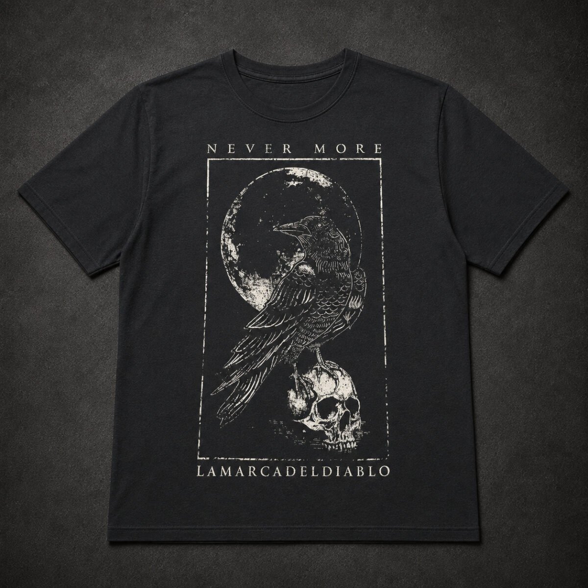 Playera Kingmonster, diseño Nevermore · La Marca del Diablo